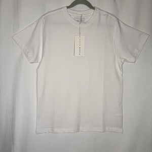 Plenum Studio MED Premium Quaility Cotton Men's White T-shirt NWT